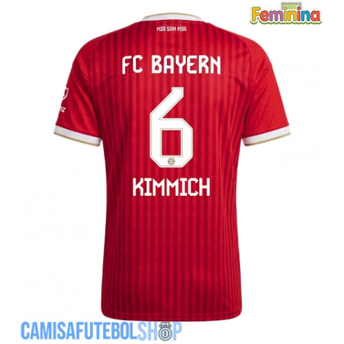 Camisa de time de futebol Bayern Munich Joshua Kimmich #6 Replicas 1º Equipamento Feminina 2026-27 Manga Curta